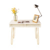 Computer Desk Study Table PC Laptop Workstation Dressing Table Marble Home UK
