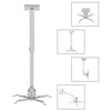 4 Arms Projector Ceiling Wall Mount Bracket LED LCD DLP Monitor Tilt Extendable
