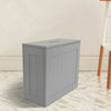 Grey/White Wooden Bathroom Storage Box Toilet Product Storage Tidy Box Unit New
