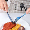 4pcs Stainless Steel Cutlery Sets Rainbow Colourful Iridescent Spoon Forks Set