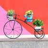 Large Bicycle Plant Stand Rack Holder Metal Garden Shelves Flower Display Holder