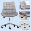 Cushioned Velvet Office Chair Computer Desk Chairs Swivel Lift Armless Chair New