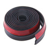 Rubber Strip Splitter Lip Skirt Protector For Car Front Bumper 100" Universal