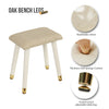Modern Dressing Table Stool Bedroom Vanity Set Makeup Desk LED Light Mirror Wood
