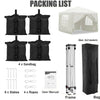 3x3M PopUp Outdoor Waterproof Heavy Duty Party Gazebo Marquee Canopy W/Sandbag