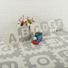 Soft EVA Foam Baby Children Kids Play Mat Alphabet Number DIY Puzzle Jigsaw Grey