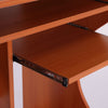 Computer Desk PC Laptop Writing Table Storage Shelf Workstation Wood Cart Wheels