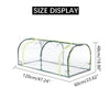Mini Greenhouse Tunnel Outdoor Garden Plants Growing PVC Cover 120x60x48cm
