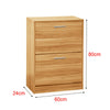 Shoe Cabinet Storage Unit Wooden Shoe Rack Stand Cupboard 2 3 Drawer Organiser