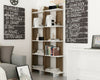 Decorotika Alice 5-Shelf Modern Corner Unit Bookcase Bookshelf Shelving Unit