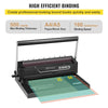 34 Holes Spiral Coil Calendar Binding Machine Comb Binder Punching Manual