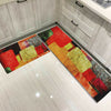 2PCS/Set Non Slip Door Mats Hallway Runner Bathroom Rug Kitchen Carpet Floor Mat
