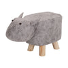 Padded Cow Shape Stool Cute Chidrens Kids Decoration Footrest Wood Frame Legs UK