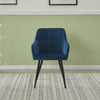 2 Pcs Dining Chairs Armchair PU / Velvet Kitchen Dining Room Restaurant Office