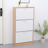 Designs 3 Drawer Shoe Storage Cabinet Cupboard Rack Space Inc