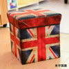 Folding Storage Ottoman Seat Stool Storage Boxes Home Chair Footstool Bench Lid