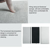 GREY LARGE LINEN FOLDING STORAGE OTTOMAN POUFFE SEAT FOOT STOOL STORAGE BOX UK