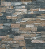 Realistic 3D Vintage Brick Effect Rustic Stone Grey Textured Vinyl Wallpaper