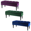 Upholstered Bedroom Bench w/Storage Window Seat Toy Box Footstool Ottoman Fabric