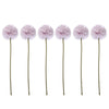 6PCS Artificial Dandelion Flower Silk Hyacinth Flower Wedding Home Decorations