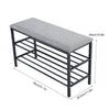 Shoe Bench Shoes Storage Organizer Rack Cabinet Padded Cushion Seat Hallway Unit
