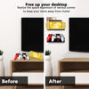 1Pcs Acrylic Self Adhesive Floating Wall Shelves Storage Display Shelf Speaker