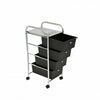 NEW! 4 Drawer Storage Mobile Makeup Salon Trolley Portable Storage Organiser