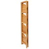 4 Tier Bamboo Corner Stand Shelf Flower Home Garden Plant Display Storge Racks