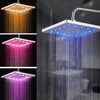 LED Shower Head Automatic 7 Colors Changing Light Water Bathroom Shower
