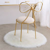2 Pack Dressing Table Stools Bedroom Makeup Velvet Chair Backrest Padded Seat