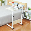 Adjustable Portable Laptop Table Trolley Computer Desk Keyboard Sofa Tray UK