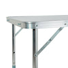 4FT FOLDING CAMPING TABLE ALUMINIUM PICNIC PORTABLE ADJUSTABLE PARTY BBQ OUTDOOR
