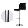 2/4/6x Modern Faux Leather Bar Stools Breakfast Chairs Swivel Gas Lift Kitchen