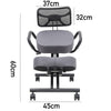 Kneeling Orthopaedic Ergonomic Posture Office Stool Home Chair on Wheels