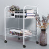 2 Tier Rack Stand Stainless Steel Kitchen Storage Organiser Shelf Office Stand