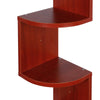 Floating Corner Shelf Wall Mounted Bookshelf Storage Display Unit 5 Tier UK
