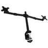 Fully Adjustable Double Monitor Bracket Dual Arm Desk Stand M&W