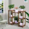 Premium Wood Plant Stand Corner Flower Pot Shelf Rack Art Crat Display DIY Decor