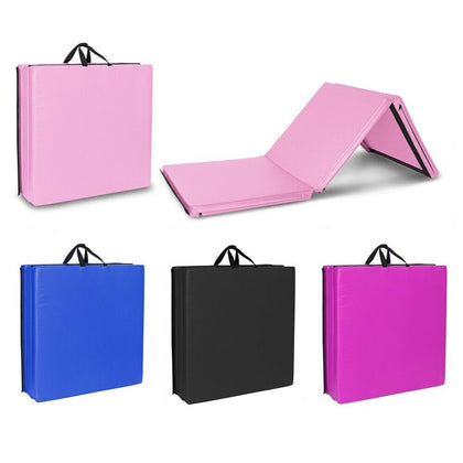 Gymnastics Exercise Tri Folding Mats Crash Floor 5cm Thick Tumbling Yoga Gym 6ft