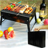 Portable Folding Charcoal BBQ Barbecue Grill Charcoal Outdoor Garden Stove Black