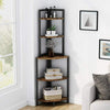 5tier Corner Shelf Ladder Shelf Bookshelf Display Storage Stand Rack Home Office
