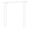 Romantic Wedding Arch Party Backdrop Stand Elegant White Metal Frame Flower Rack