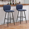 Set of 2 Bar Stools Pub Furniture Industrial Retro Design Vintage Kitchen Stool