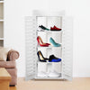 Shoe Rack Shoes Storage Cabinet Wooden Stand Cupboard 5 Shelves Organiser 2 Door