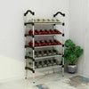 SHOE RACK Stand Storage Organiser Lightweight Compact SPACE SAVE Shelf Black