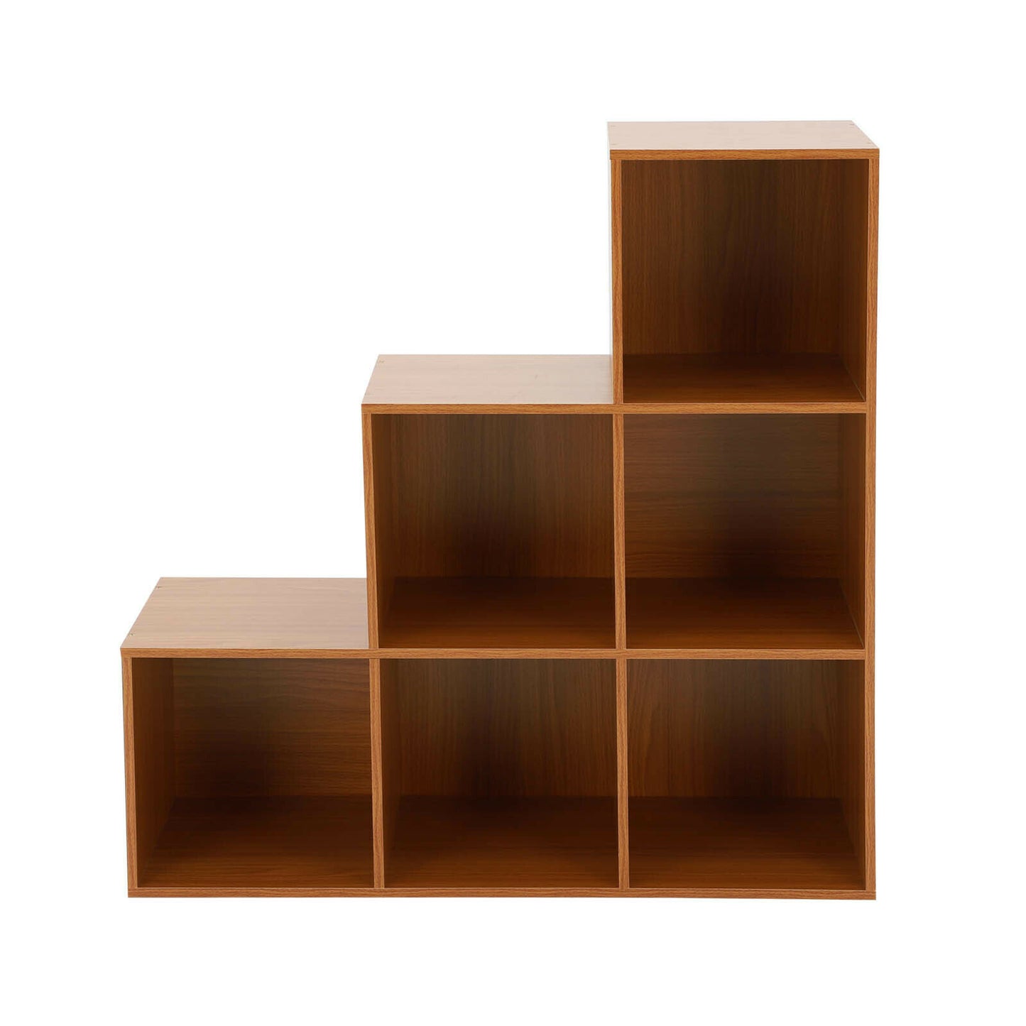 6 Cube Step Storage Bookcase Unit Shelf Home Office Organiser Display Box NEW