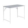 Computer Laptop Table Desk Wood Top Study Office Home Workstation Black/White