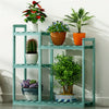 Eye-Protect Bluish Green Plant Stand Flower Pot Shelf Greenhouse Gardening Gift