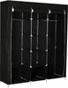 Freestanding Wardrobe Cloakroom Clothes Shoe Storage Organiser Rack Hanging Rail