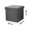 Faux Leather Ottoman Pouffe Large Storage Box Foot Stools 1&2 Seater Bench Seat